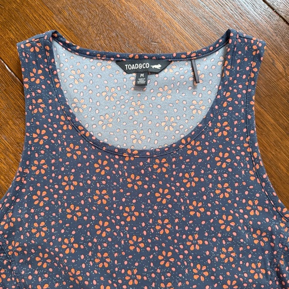 Toad&Co Blue Sunkissed Maxi Dress Medium - Picture 4 of 6